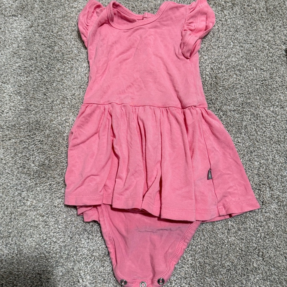 Kyte Baby Bodysuit Dress - 3-6 month